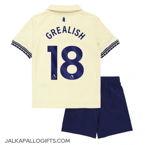 Everton Jack Grealish #18 Vieras Peliasu Lasten 2025-26 Lyhythihainen (+ Lyhyet housut)